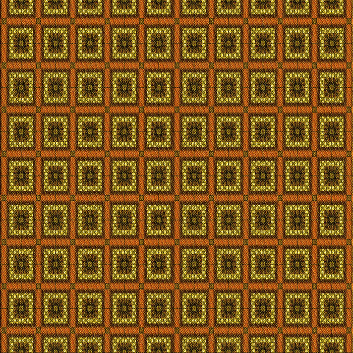 Patterned Saffron Red Rug, pat3700yw
