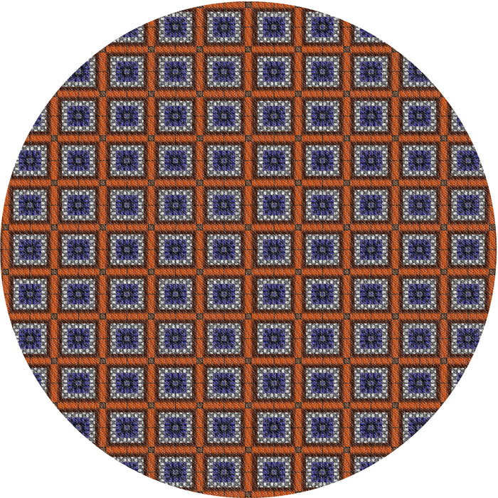 Square Machine Washable Transitional Rose Dust Purple Rug, wshpat3700