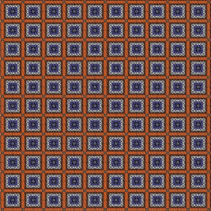 Square Patterned Rose Purple Novelty Rug, pat3700