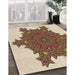 Machine Washable Transitional Khaki Gold Rug in a Family Room, wshpat3701brn