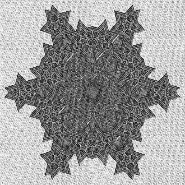 Round Machine Washable Transitional Carbon Gray Rug, wshpat3701gry