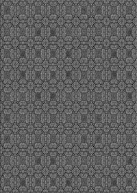 Machine Washable Transitional Gray Rug, wshpat3702gry