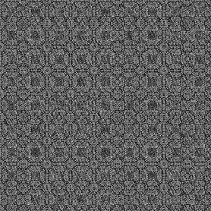 Round Machine Washable Transitional Gray Rug, wshpat3702gry