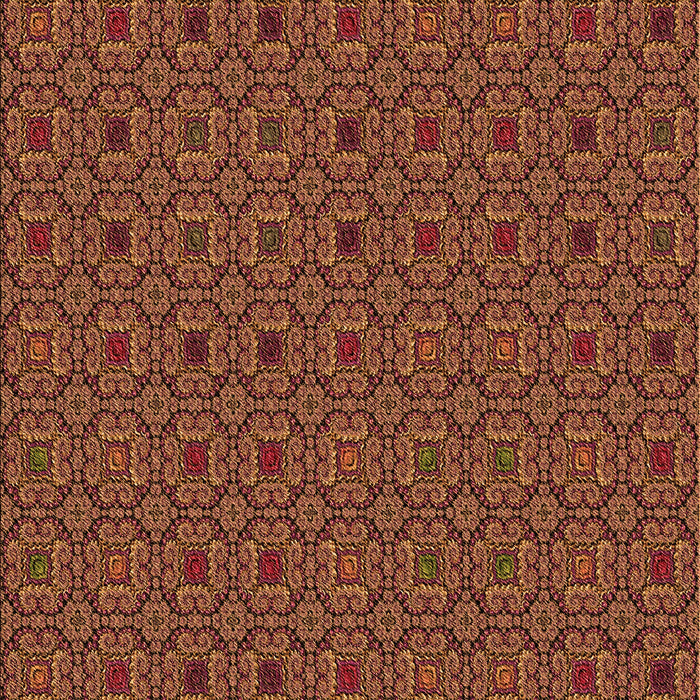 Machine Washable Transitional Orange Rug, wshpat3702org