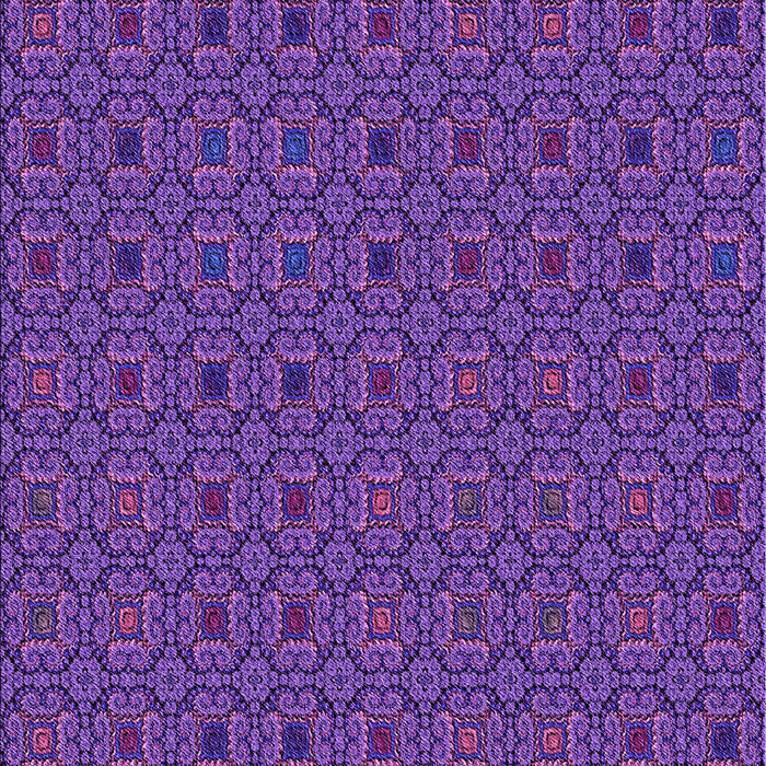 Machine Washable Transitional Bright Purple Rug, wshpat3702pur