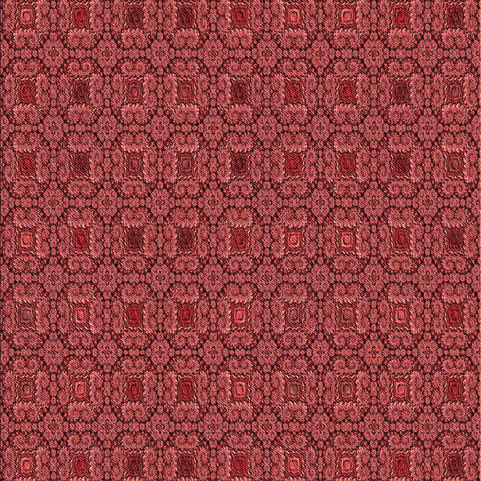Patterned Red Rug, pat3702rd