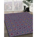 Machine Washable Transitional Dark Purple Rug in a Family Room, wshpat3702