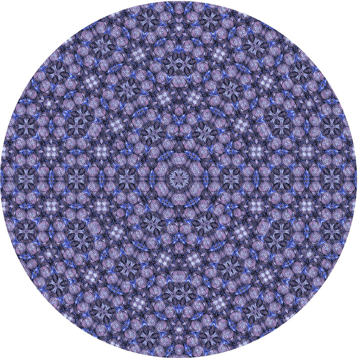 Square Machine Washable Transitional Purple Rug in a Living Room, wshpat3703blu