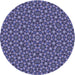 Square Patterned Purple Rug, pat3703blu