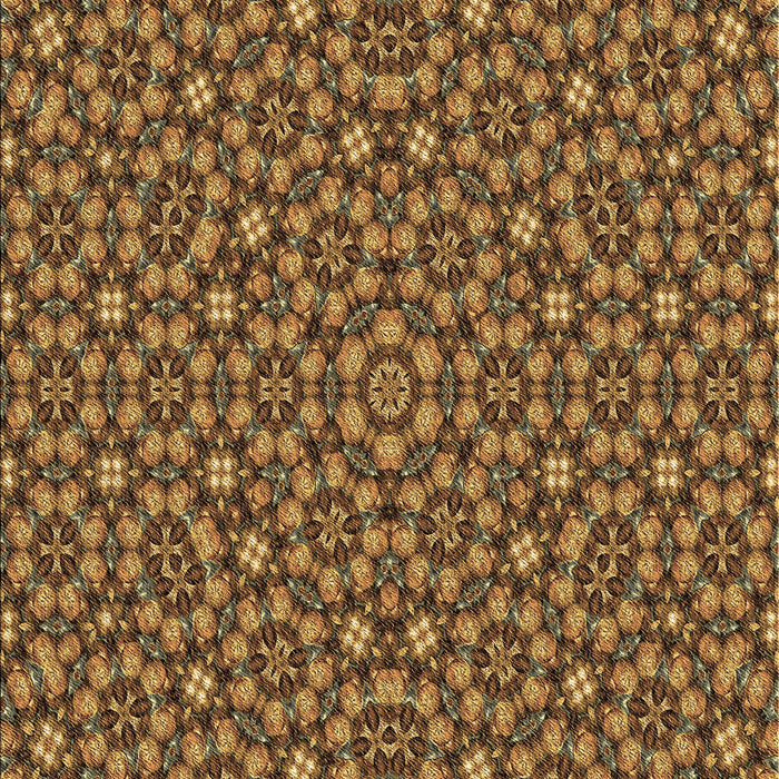 Patterned Red Brown Rug, pat3703brn