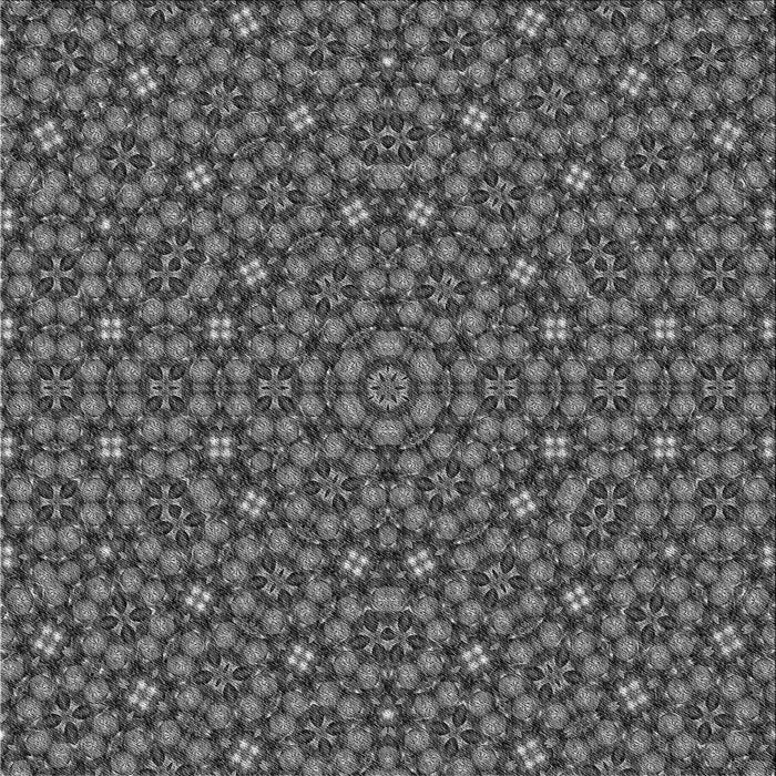 Round Patterned Gray Rug, pat3703gry