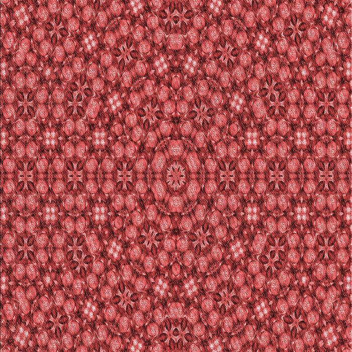 Machine Washable Transitional Red Rug, wshpat3703rd