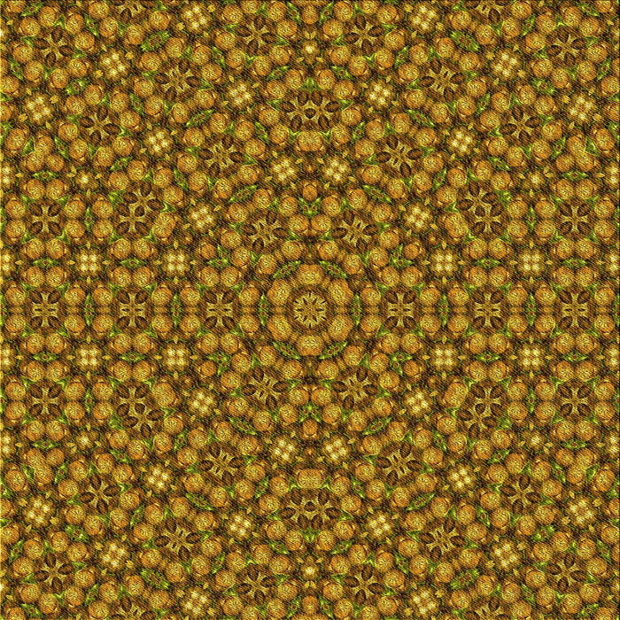 Round Patterned Dark Bronze Brown Rug, pat3703yw