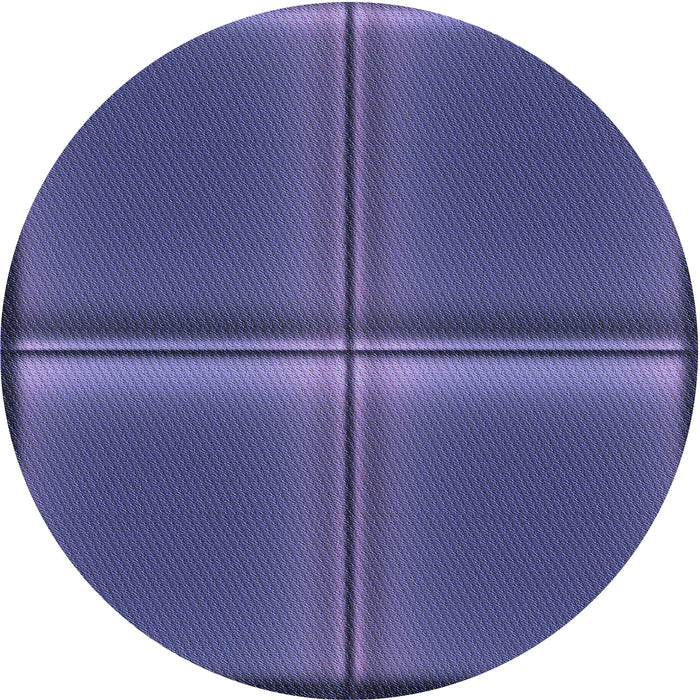 Square Patterned Dark Slate Blue Purple Rug, pat3704blu