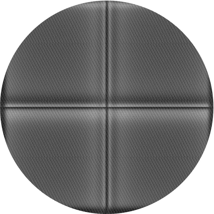 Square Patterned Black Rug, pat3704gry