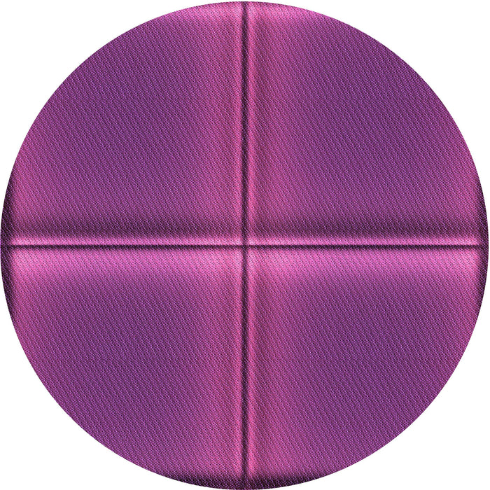Square Machine Washable Transitional Medium Violet Red Pink Rug in a Living Room, wshpat3704pur