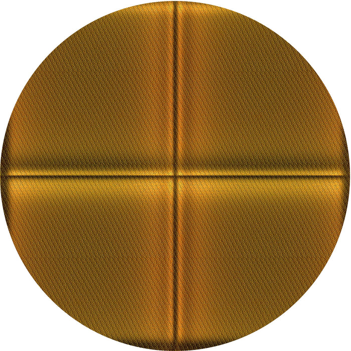 Square Patterned Saddle Brown Rug, pat3704yw