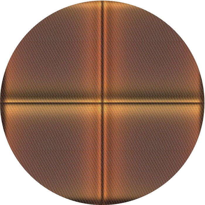 Square Machine Washable Transitional Bronze Brown Rug, wshpat3704