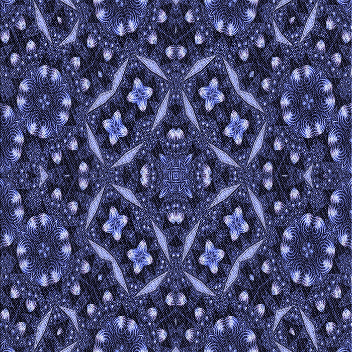 Patterned Night Blue Rug, pat3705blu