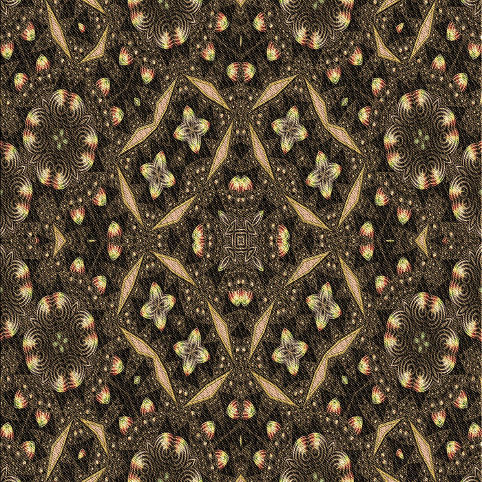 Patterned Brown Rug, pat3705brn