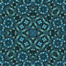 Round Machine Washable Transitional Deep Teal Green Rug, wshpat3705lblu