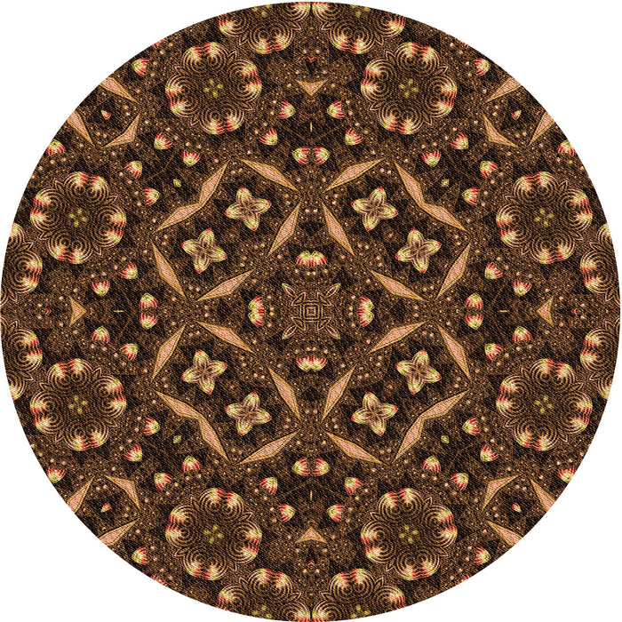 Square Patterned Red Rug, pat3705org