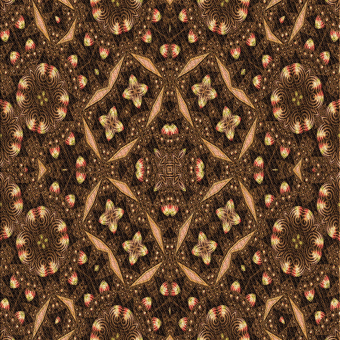 Patterned Red Rug, pat3705org