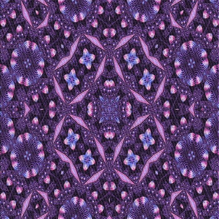 Patterned Dark Purple Rug, pat3705pur