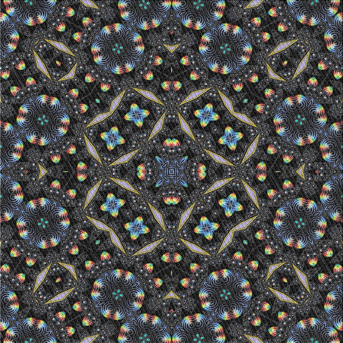 Square Patterned Gray Novelty Rug, pat3705