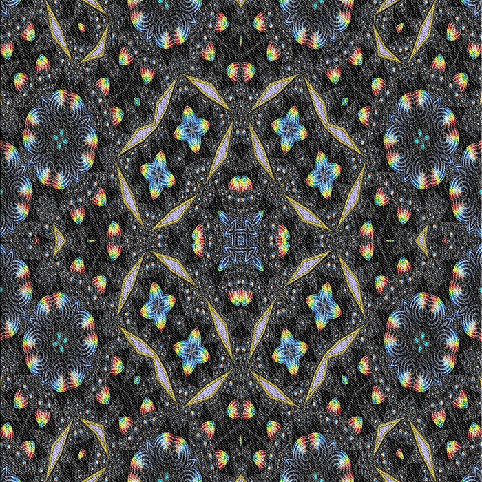 Patterned Gray Novelty Rug, pat3705