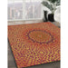 Machine Washable Transitional Orange Rug in a Family Room, wshpat3706org