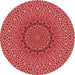 Square Machine Washable Transitional Red Rug in a Living Room, wshpat3706rd