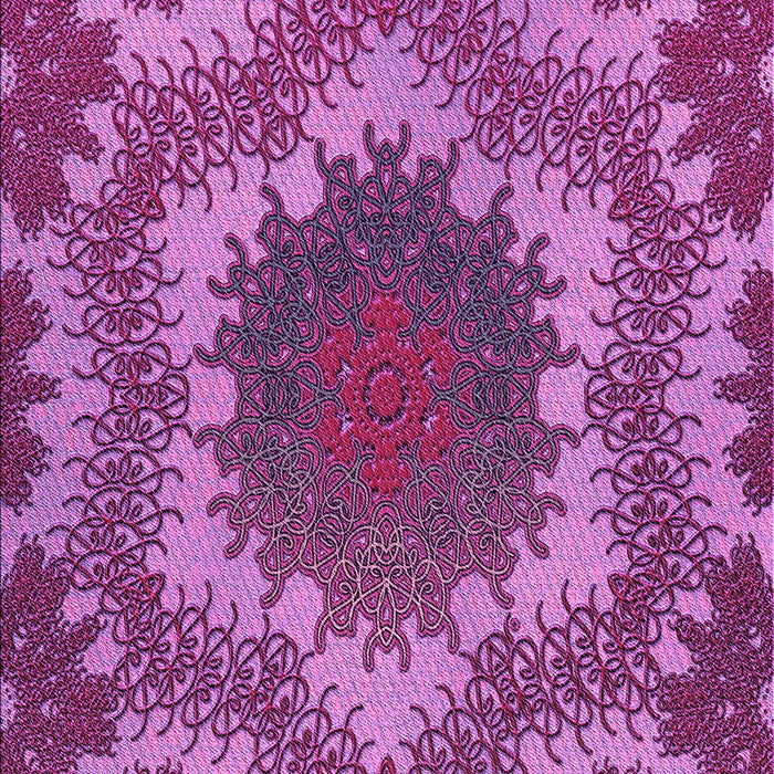 Patterned Medium Violet Red Pink Rug, pat3707pur