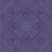 Round Patterned Dark Purple Rug, pat3709blu