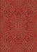 Patterned Red Rug, pat3709org