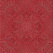 Round Patterned Red Rug, pat3709rd
