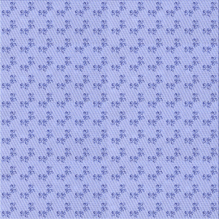 Round Patterned Sky Blue Rug, pat371blu