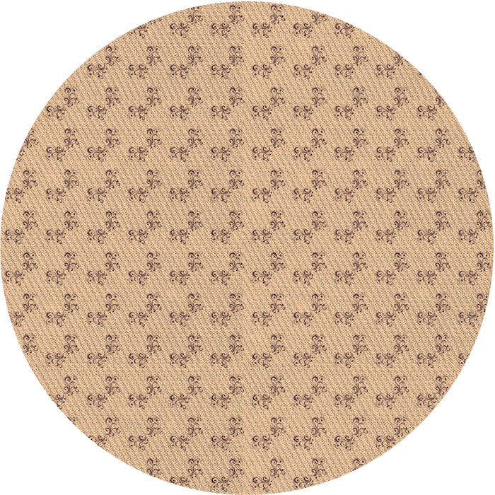 Square Patterned Peru Brown Rug, pat371brn