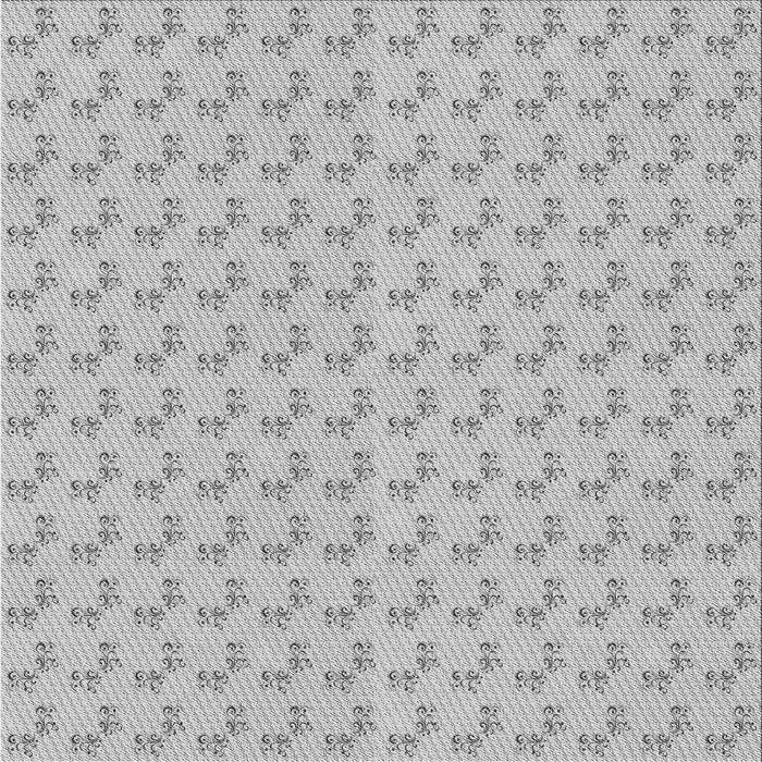 Round Patterned Gunmetal Gray Rug, pat371gry