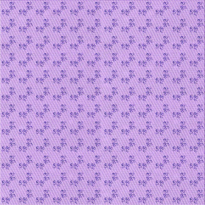 Round Machine Washable Transitional Purple Rug, wshpat371pur