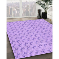 Patterned Purple Rug, pat371pur