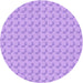 Square Patterned Purple Rug, pat371pur