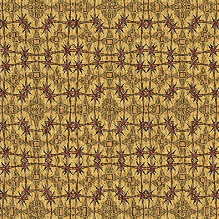 Machine Washable Transitional Saddle Brown Rug, wshpat3710brn