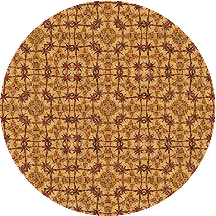 Square Machine Washable Transitional Mahogany Brown Rug in a Living Room, wshpat3710org