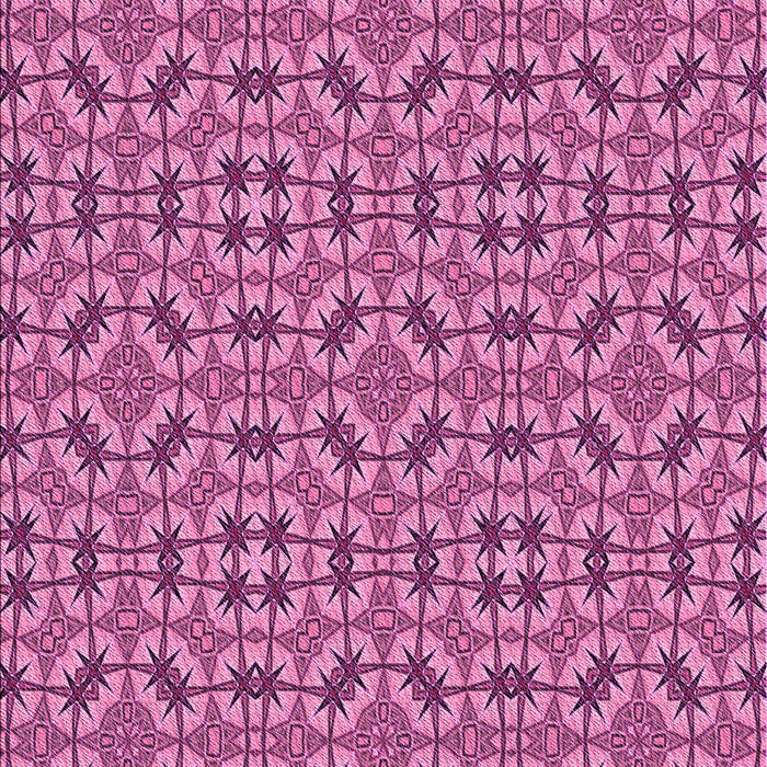 Machine Washable Transitional Dark Pink Rug, wshpat3710pur