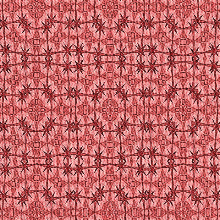 Machine Washable Transitional Red Rug, wshpat3710rd