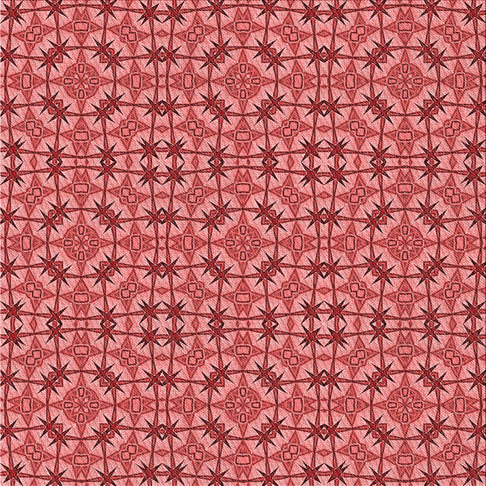 Round Machine Washable Transitional Red Rug, wshpat3710rd