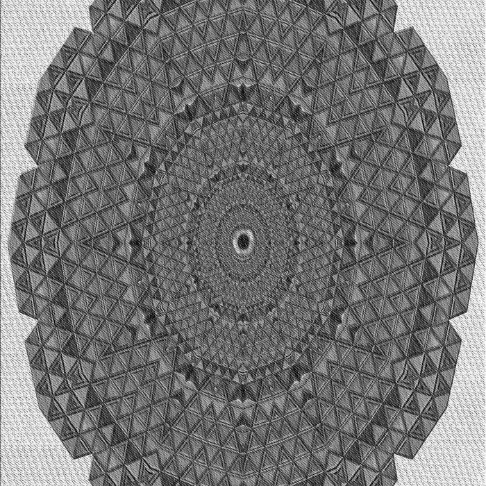 Patterned Silver Gray Rug, pat3711gry