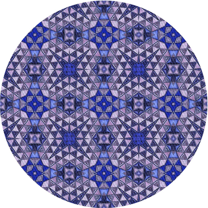 Square Machine Washable Transitional Denim Dark Blue Rug in a Living Room, wshpat3712blu