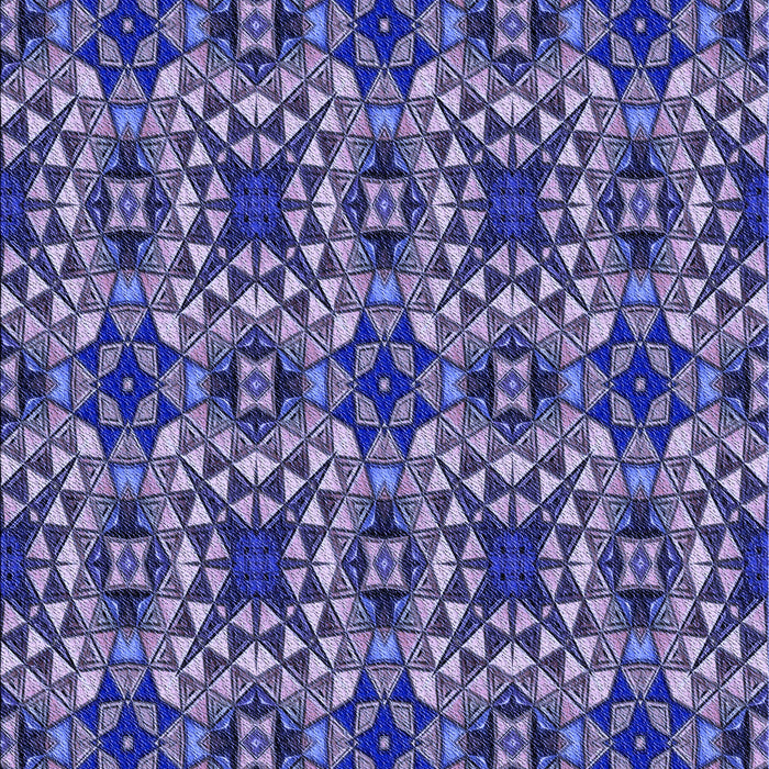 Patterned Denim Dark Blue Rug, pat3712blu